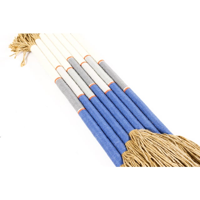 Textile Vintage Mid Century 70’s Textile Wall Hanging — Jute & Wool — Fibers by Tate For Sale - Image 7 of 7