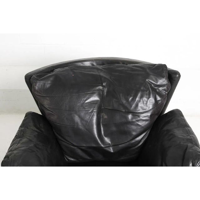 Animal Skin Pair Rolf Benz Modern Leather Lounge Chairs For Sale - Image 7 of 11