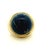 1970s JWL 14k Gold Lapis Lazuli Modernist Ring, Size 6.75 For Sale In Miami - Image 6 of 10