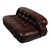 Metal Soriana 2-Seater Sofa in Brown Leather by Afra & Tobia Scarpa for Cassina, 1969 For Sale - Image 7 of 18