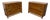 Mid-Century Modern Hickory Walnut Bachelor Chests - Set of 2 For Sale