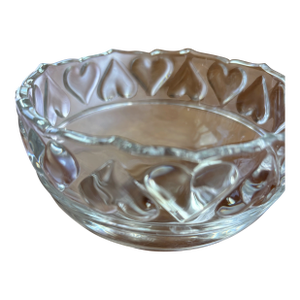 Tiffany Crystal Glass Bowl-Heart Design