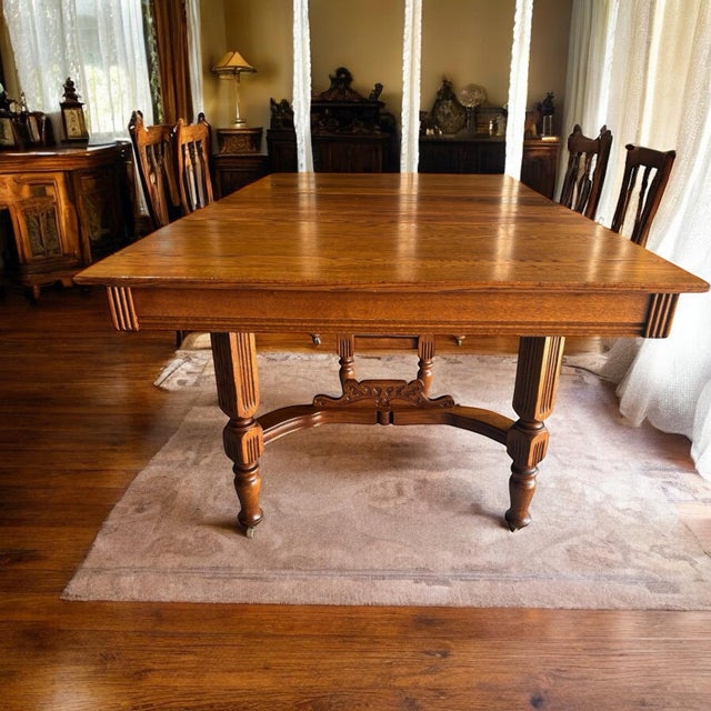 Table top and legs are all in excellent condition. The top shows beautiful wood grains. This table is 42”x42” without any...