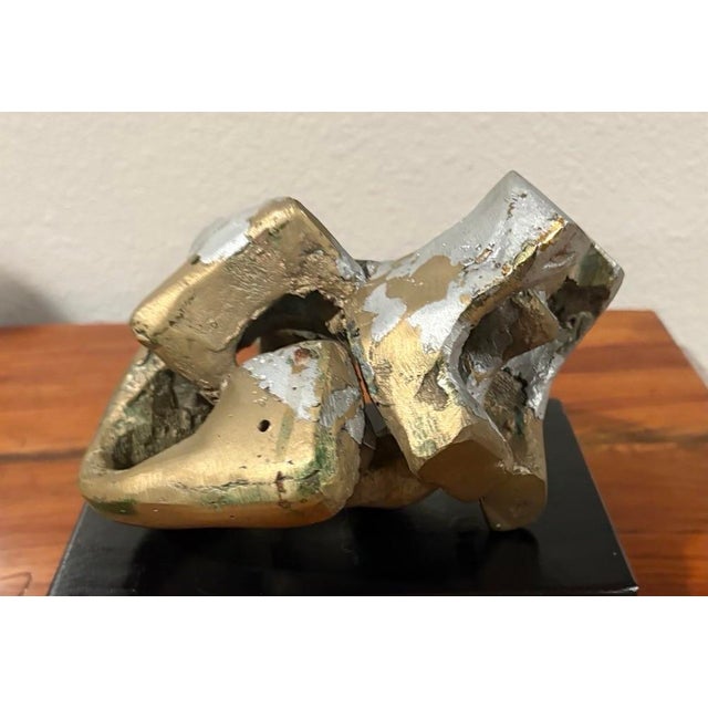 1980s Abstract Sculpture in the Manner of Artist Alicia Penalba, Expressionist, 6” X 7.25” For Sale - Image 4 of 10