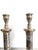 Metal Antique Silver-Plated Candlesticks, a Pair. For Sale - Image 7 of 11
