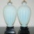 White 1950s Italian Marbro Murano White Opaline Glass Lamps - a Pair For Sale - Image 8 of 10