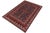Boho Chic Bohemian Super Kazak Blue/Red Wool Rug - 7'0'' X 7'8'' For Sale - Image 3 of 10