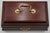 Traditional 1980s Virginia Metalcrafters Colonial Williamsburg Mahogany Tea Caddy For Sale - Image 3 of 10