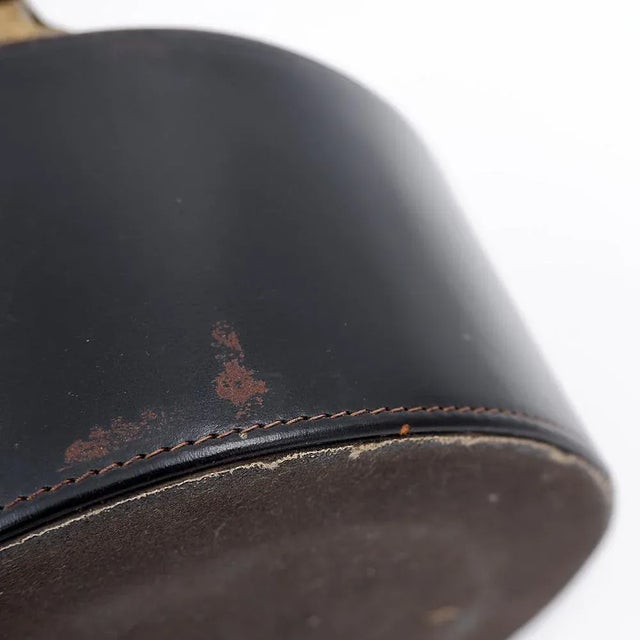 Vintage Leather and Brass Cigar Humidor from Dunhill, 1960s For Sale - Image 14 of 16