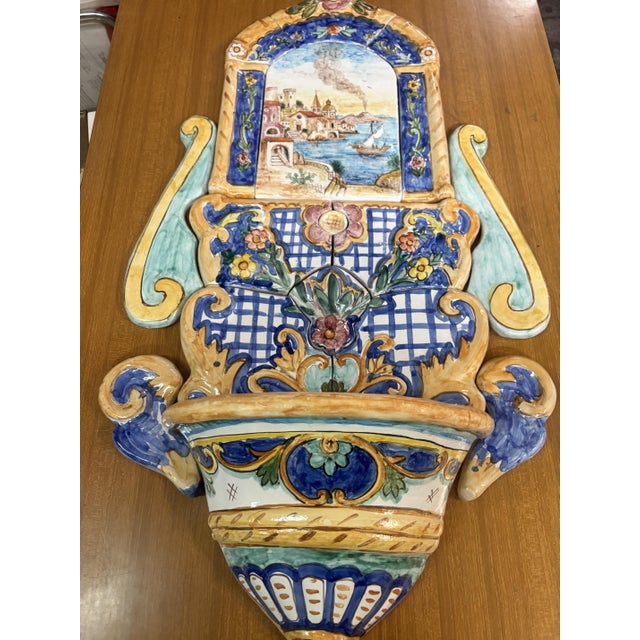 Blue Vintage Vesuvius Fountain, 1950 For Sale - Image 8 of 8