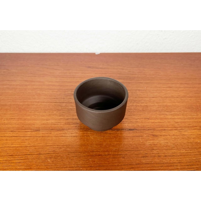Mid-Century Modern Mid-Century Modern German Studio Pottery Minimalist Vase from BKW Böttger Keramik Wandsbek, Hamburg, 1960s For Sale - Image 3 of 9