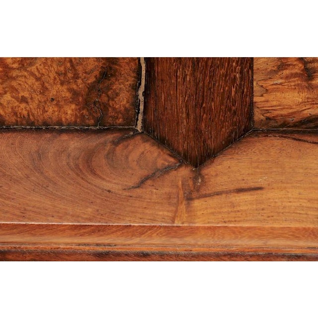 Early 20th Century Carved Rosewood and Burlwood Side Table For Sale - Image 6 of 7