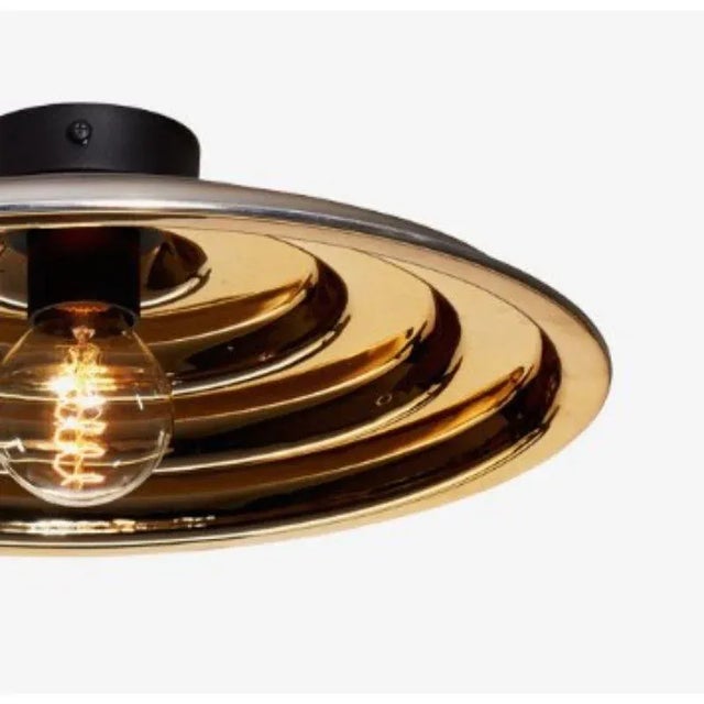Gold Echo Ceiling Light by Radar For Sale - Image 4 of 6