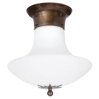 Stoby Oxide D30 Opal Glass Ceiling Lamp from Konsthantverk For Sale