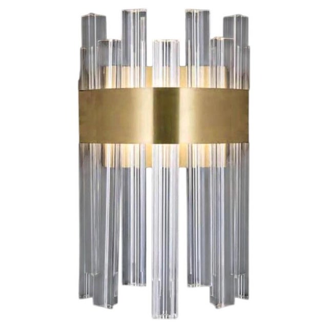 Collection Venere Wall Lamp in Metal and Crystal by Jago For Sale - Image 16 of 16