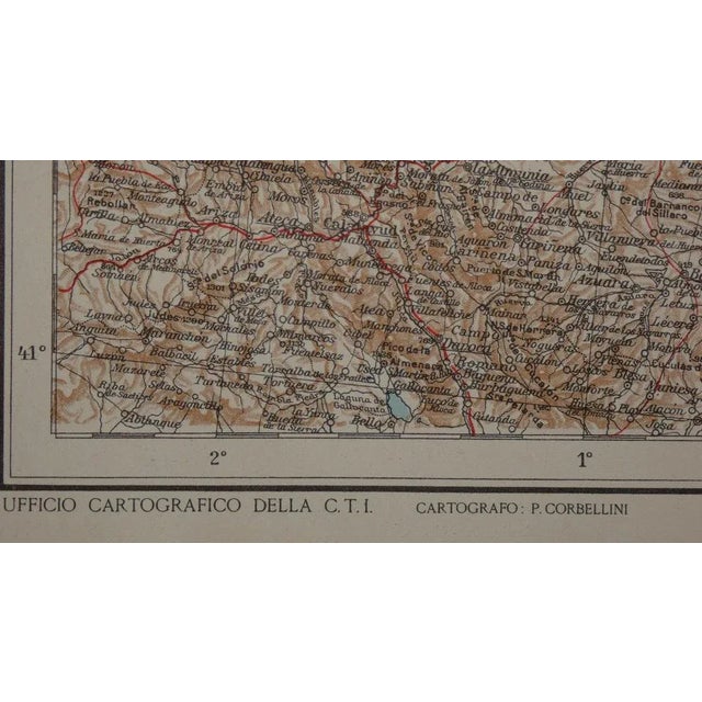 Opera Cartographic Mirabile Card from North Sea to the Mediterranean and Ethnographic Europe from C. T. I. Milan, Italy, 1939, Set of 3 For Sale - Image 14 of 18