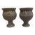 Vintage Mid-Century Studio Art Pottery Goblets – Set of 2 Hand-Thrown Speckled Stoneware Chalices For Sale