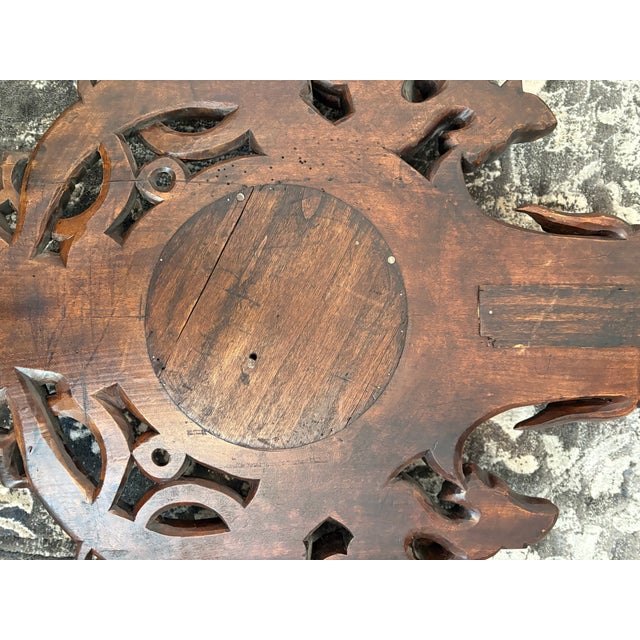 19th Century French Black Forest Style Carved Griffin Mirror For Sale - Image 11 of 12