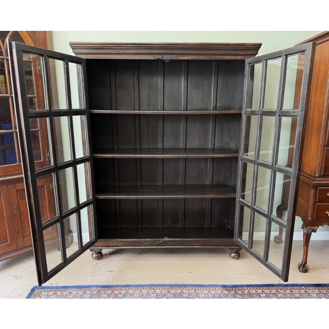 2000 - 2009 Crate and Barrel Two-Door Library Bookcase For Sale - Image 5 of 13