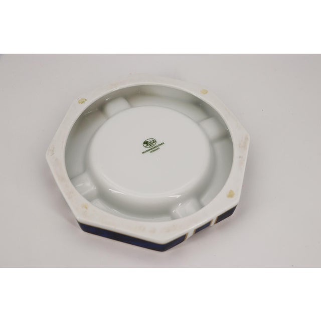Davidoff Blue Ashtray, Hutschenreuther Porcelain, Germany For Sale - Image 11 of 12