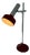 Burgundy Red Desk Lamp from Gura, Germany, 1970s For Sale