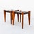 Vintage 1960s Sculptural Stools in Solid Teak & Saddle Leather Attributed to Edmond Spence For Sale - Image 11 of 15
