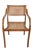 Wood Bent Plywood and Cane Arm Chair Circa 1970's After Thonet For Sale - Image 7 of 12