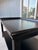 Late 20th Century Black Wood Tray Top Coffee Table With Lower Storage Shelf For Sale - Image 4 of 6