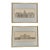 Vintage French Architectural Framed Prints - A Pair For Sale