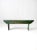 Wood Antique Green Farmhouse Bench For Sale - Image 7 of 13