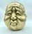 Goldenrod Bronze Statue of Four-Faced Buddha, 1980s For Sale - Image 8 of 15