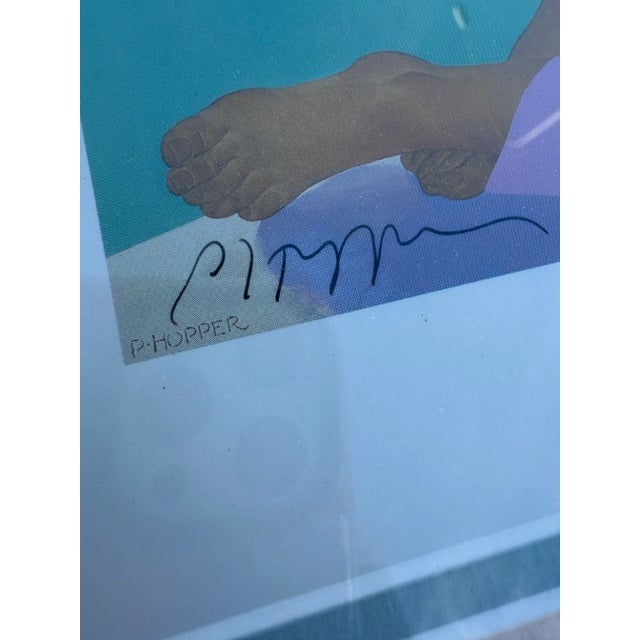 1970s Vintage 70’s Pegge Hopper Lithographs Signed Matted Framed For Sale - Image 5 of 8