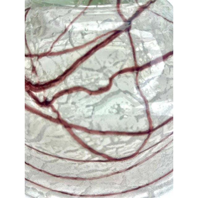 1950s Foam Glass Bowl by Johann Loetz Widow for Klostermühle, 1950 For Sale - Image 5 of 13