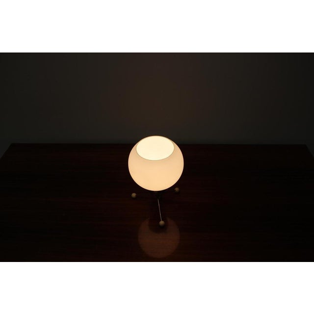 Metal Mid-Century Table Lamp, Czechoslovakia, 1960s For Sale - Image 7 of 12