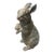 Vintage Cast Iron Standing Hare Garden Statuary For Sale