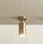 Contemporary Tf501 Ceiling Lamp in Satin Brass with an Orientable Tubular Diffuser by Daluce For Sale - Image 3 of 6