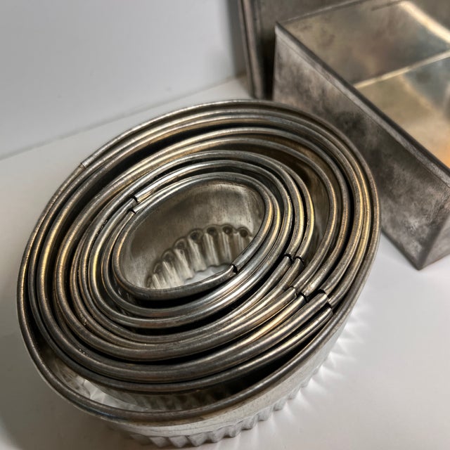 1950s Vintage French Canape Mold Set/10 For Sale - Image 5 of 8