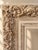 Baroque Style Cream and Gold Wood Wall Mirror For Sale - Image 4 of 10