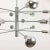 Metal Modernist Chrome Sputnik Chandelier from Cosack, Germany, 1960s For Sale - Image 7 of 11