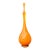 Vintage Murano Tall Orange Glass Decanter For Sale