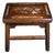 Vintage Chinese Huali Rosewood Mother-of-Pearl Inlaid "Magpie on Plum" Stool / Low Table For Sale