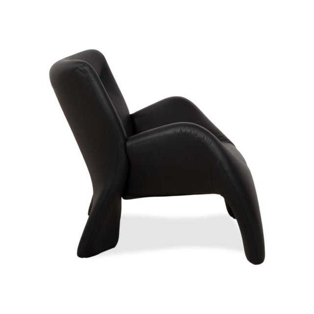 Echnaton Armchair in Black Leather from Leolux For Sale - Image 11 of 14