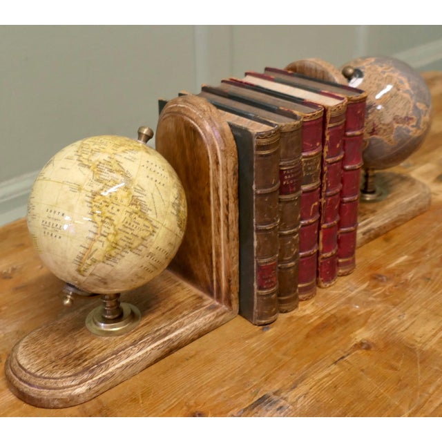 Vintage Geography Student Bookends, 1980, Set of 2 For Sale - Image 4 of 7