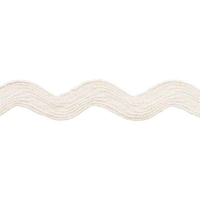 Contemporary Schumacher Ric Rac Tape Large Tape in Ivory For Sale - Image 3 of 3