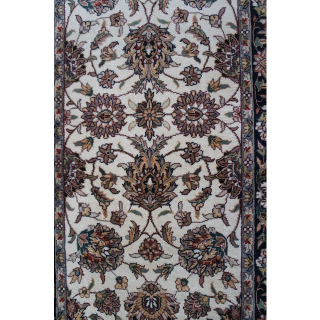 Vintage Wool Floral Hallway Runner For Sale - Image 10 of 12