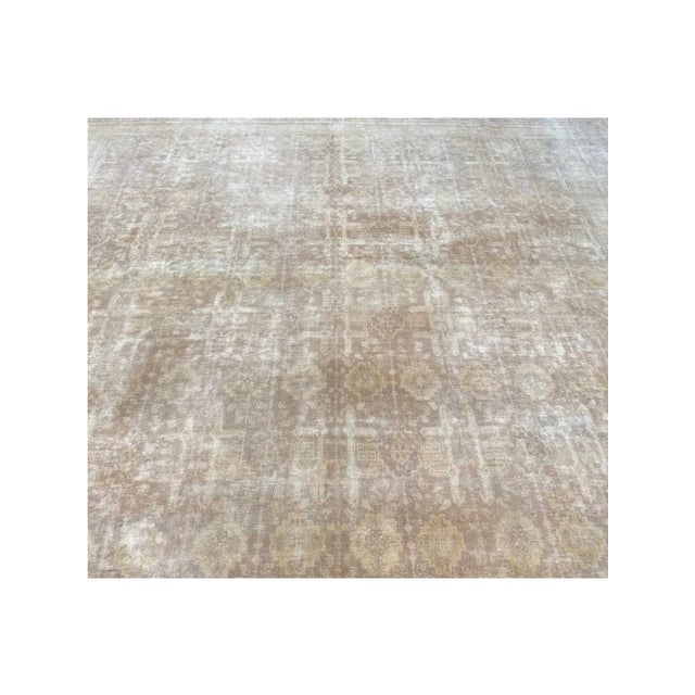 1960s 1960s Old Persian Tabriz Area Rug 10x13 For Sale - Image 5 of 7