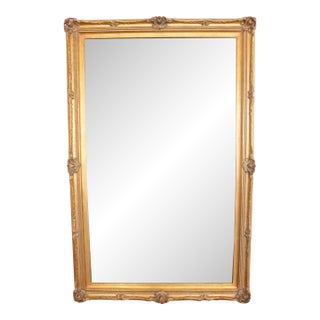 Vintage De La Torre Bros. Louis XV Style Giltwood Wall Mirror For Sale