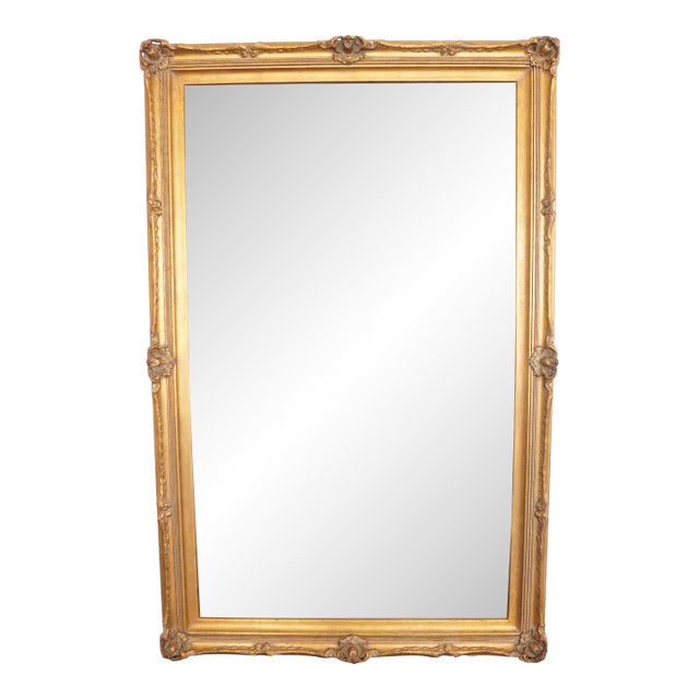 Vintage De La Torre Bros. Louis XV Style Giltwood Wall Mirror For Sale