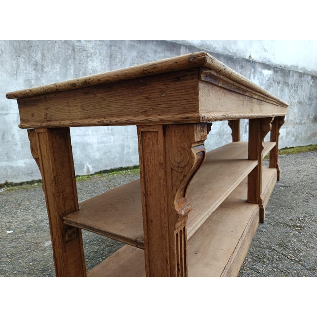 Antique Worktable in Oak For Sale - Image 14 of 18