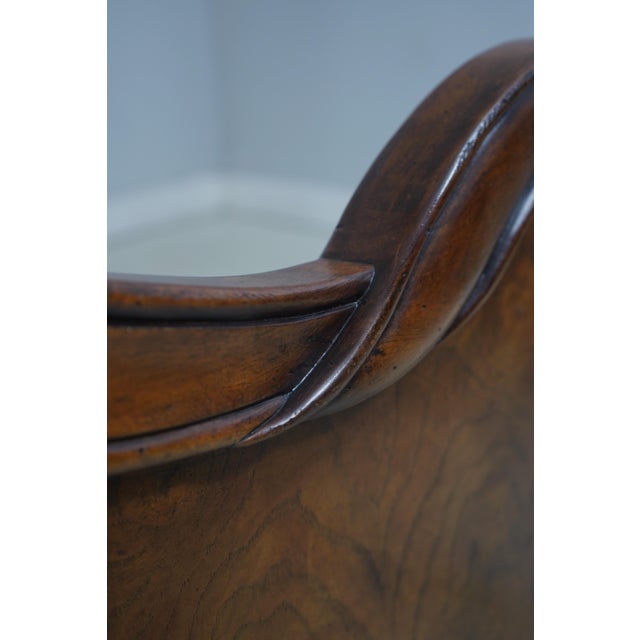 Henredon King Size Art Nouveau High Back Bed For Sale - Image 14 of 17